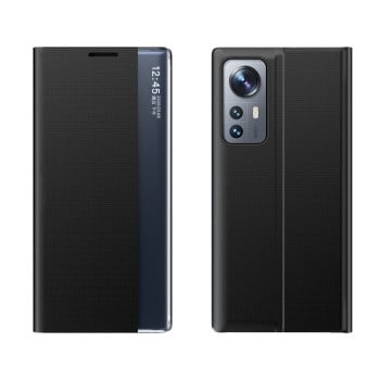 Чехол-книжка Clear View Standing Cover на Xiaomi 12 Pro - черный