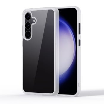 Противоударный чехол Ming Shield Hybrid Frosted для Samsung Galaxy S24 5G - белый