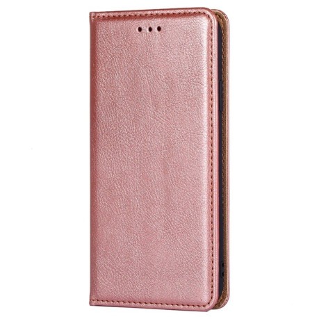 Чехол-книжка Gloss Oil Solid для OnePlus Ace 3V 5G - розовое золото