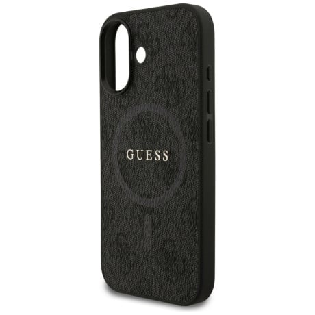 Оригінальний чохол Guess 4G Ring Classic Logo з MagSafe на iPhone 17 - black