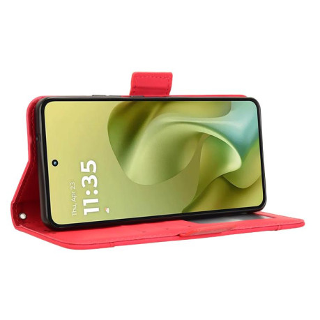 Чохол-книжка Skin Feel Calf для Motorola Moto G86 Power 5G - червоний