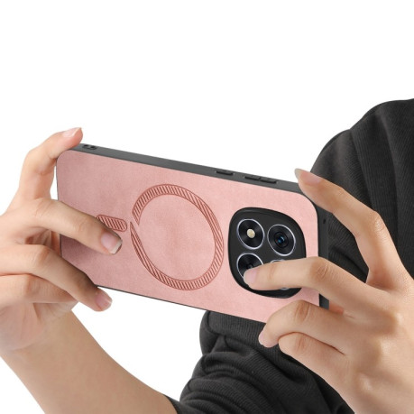 Чохол Solid Color Retro Magsafe для Xiaomi для Xiaomi Redmi Note 14 Pro+ 5G - рожевий