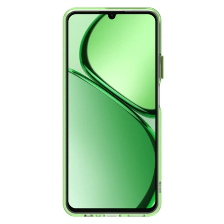 Противоударный чехол MagSafe Holder PC Hybrid для Realme C61/C63/Note 60/Note 60x - зеленый
