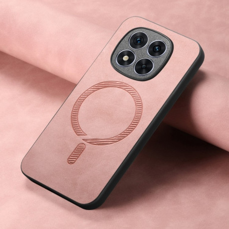 Чохол Solid Color Retro Magsafe для Xiaomi для Xiaomi Redmi Note 14 Pro+ 5G - рожевий