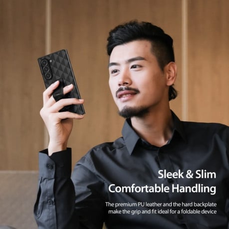 Чехол-книжка DUX DUCIS Skin Pro Series на Samsung Galaxy Fold 6 5G - черный
