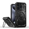 Противоударный чехол Armor II Series MagSafe Magnetic Holder для  iPhone 16 Pro - черный