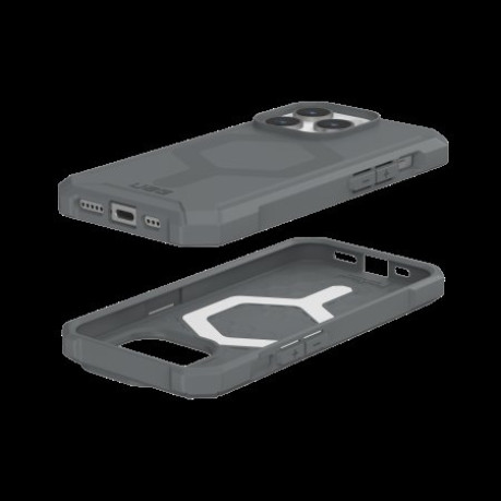 Оригинальный чехол UAG Essential Armor Magsafe на iPhone 15 Pro - Silver