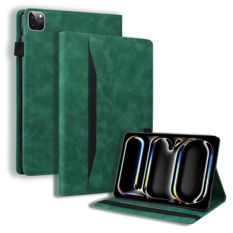 Чехол-книжка Splicing Series для  iPad Pro 11 2024 - зеленый