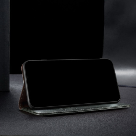 Чохол-книжка Simple Wax Crazy Horse для Samsung Galaxy A32 5G-зелений
