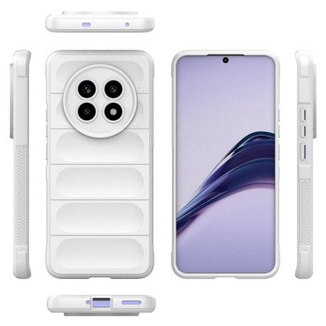 Силіконовий чохол Magic Flannel для Realme 13 Pro 5G - білий