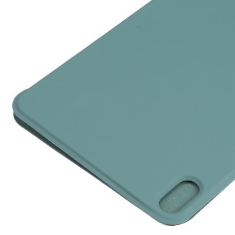 Магнитный чехол-книжка Ultra-thin Non-buckle на iPad mini 6 - зеленый