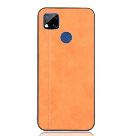 Ударозащитный чехол Sewing Cow Pattern на Xiaomi Redmi 9C - оранжевый