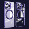 Протиударний чохол Lens MagSafe для iPhone 15 Pro - темно-фіолетовий