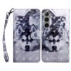 Чохол-книжка 3D Painting для Samsung Galaxy S24 FE 5G - Husky