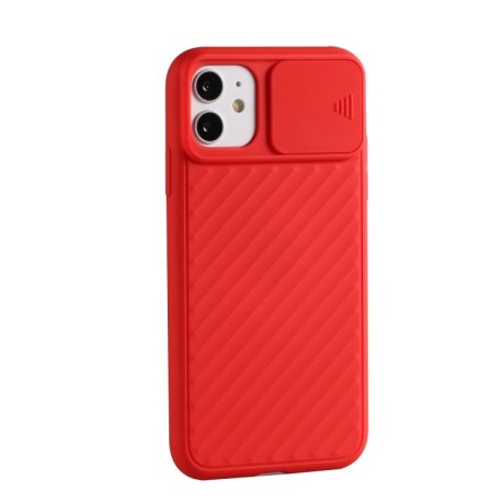 Чехол Sliding Camera на iPhone 12 Pro Max - красный