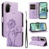 Чохол-книжка Dandelion Embossed Pattern Flip Leather для Redmi A5 4G 173.3mm Global - фіолетовий