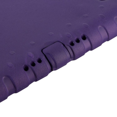 Противоударный чехол EVA Drop Resistance с ручкой на iPad 9.7 (2018/2017) фиолетовый