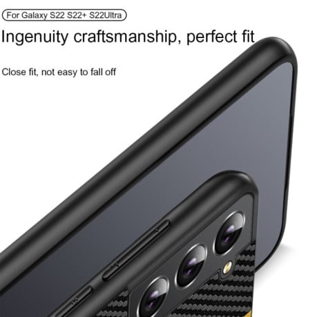 Протиударний чохол Carbon Fiber Splicing Samsung Galaxy S24 Ultra 5G - чорний