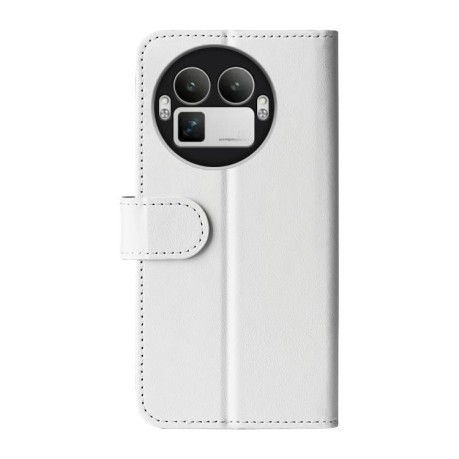 Чехол-книжка R64 Texture Horizontal Flip Leather для Realme GT 8 Pro 5G Global — белый