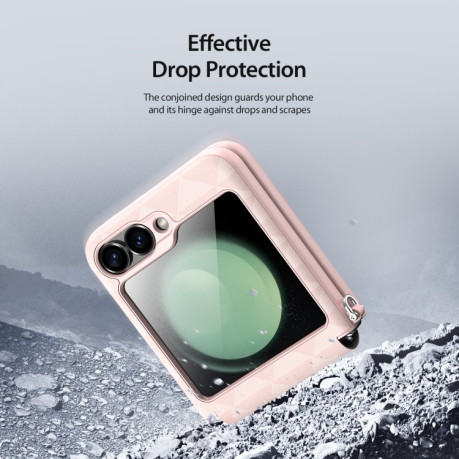 Чохол-книжка DUX DUCIS Skin Pro Series для Samsung Galaxy Flip 6 5G - рожевий
