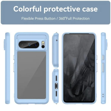Протиударний чохол Colorful Acrylic Series для Google Pixel 8 Pro - синій