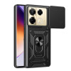 Противоударный чехол Sliding Camshield для Infinix Note 40 Pro/40 Pro+ 5G - черный