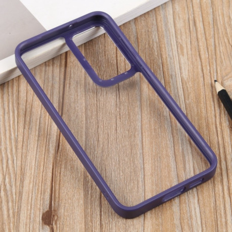 Противоударный чехол Clear Acrylic для Samsung Galaxy S23 Ultra 5G - фиолетовый