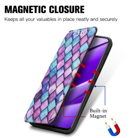 Чехол-книжка CaseNeo Colorful Magnetic на Realme 11 4G Global - Scales