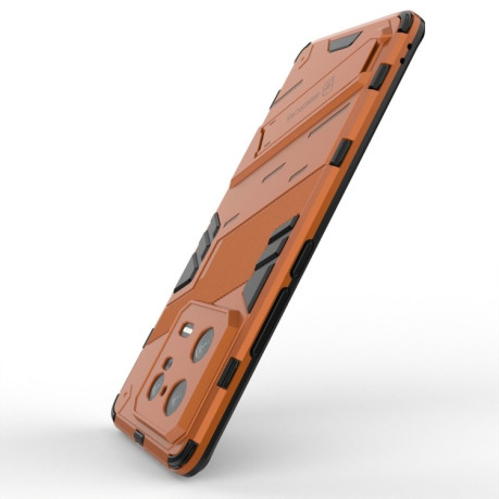 Противоударный чехол Punk Armor для Xiaomi 13 Pro - оранжевый