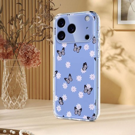 Чохол Flower Pattern Painted для iPhone 17 Pro Max - кольоровий
