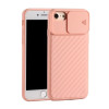 Чехол Sliding Camera на iPhone SE 3/2 2022/2020/7/8 - розовый