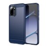 Чехол Brushed Texture Carbon Fiber для OnePlus Ace 6 5G — синий