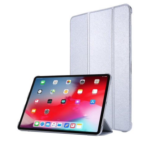 Чехол-книжка Silk Texture Three-fold на iPad Pro 11 2021 - белый