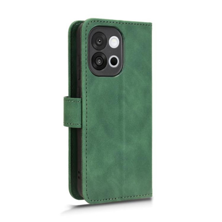 Чехол-книжка Retro Skin Feel Business Magnetic на OnePlus 13T - зеленый