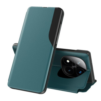 Чехол-книжка Clear View Standing Cover  для Xiaomi Redmi Note 14 Pro+ 5G - зеленый