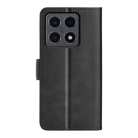 Чехол-книжка с двусторонней магнитной застёжкой на Xiaomi 15T - черный