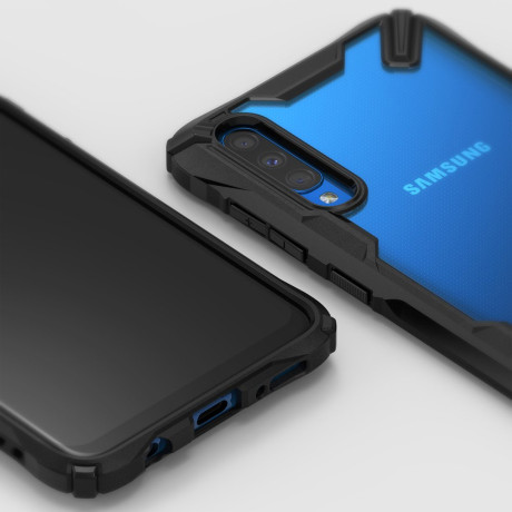 Оригинальный чехол Ringke Fusion X durable на Samsung Galaxy A50/A50s/A30s blue (FUSG0022)