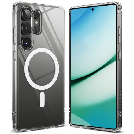 Оригинальный чехол Ringke Fusion MagSafe для Samsung Galaxy S25 Ultra - Clear