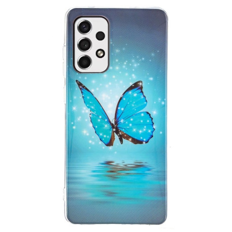 Противоударный чехол Luminous для Samsung Galaxy A 32 4G - Butterfly