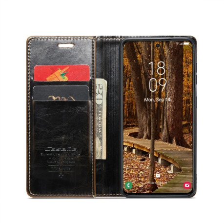 Чохол-книжка CaseMe-003 для Samsung Galaxy S23 5G - кавовий