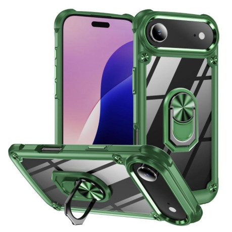 Чохол протиударний Acrylic Ring Holder на iPhone Air - зелений