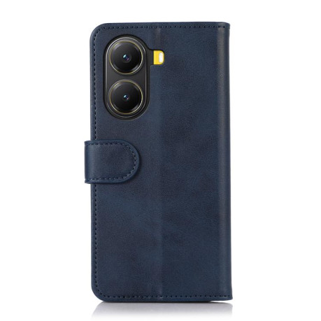 Чехол-книжка Cow Texture для Xiaomi Poco X7 Pro - синий