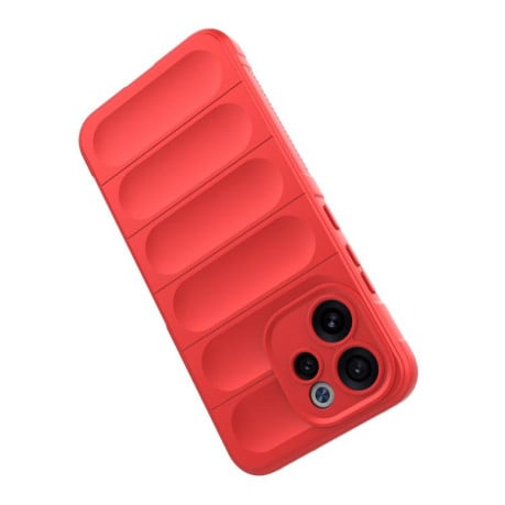 Силіконовий чохол Magic Flannel для OPPO Reno15 F 5G — сірий