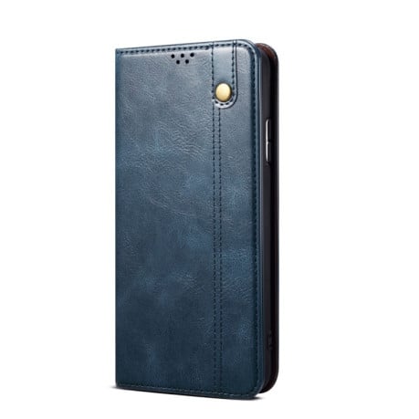 Чехол-книжка Simple из эко-кожи Crazy Horse с воском на OnePlus Nord CE4 - синий