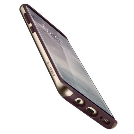 Оригинальный чехол Spigen Neo Hybrid на Samsung Galaxy S8 Burgundy