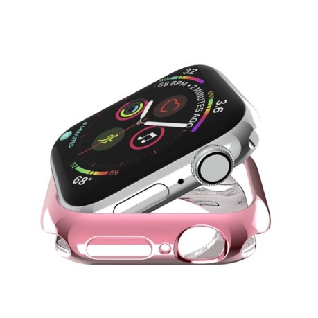 Протиударна накладка Round Hole для Apple Watch Series 3 / 2 / 1 42mm - рожева
