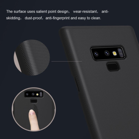 Чехол NILLKIN Frosted Concave-convex Texture  Case на Galaxy Note 9 черный