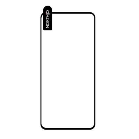 Защитное стекло NORTHJO A++ Screen Protector Full Glue Silk Printing на Samsung Galaxy A56 5G - черное