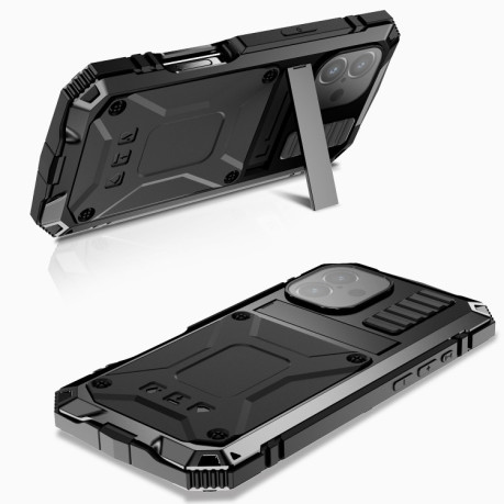 Противоударный чехол R-JUST Life Waterproof для  iPhone 16  - черный