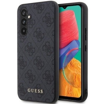 Оригинальный чехол Guess Metal Gold Logo для Samsung Galaxy S24+Plus - Black